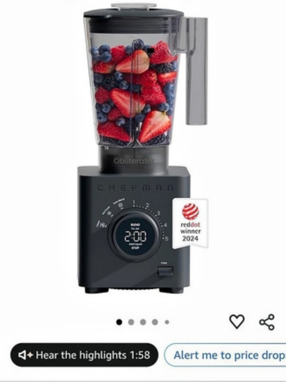Chefman Obliterator Blender - Picture 2 of 8